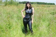 view details of set gm-4m014, Isabeau and Lady Jennifer get sloppy in shiny black outfits