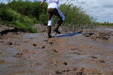 view details of set gm-4m059, A gleaming white outfit meets a muddy fate