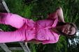 view details of set gm-4w033, River swimming in a bright pink boilersuit!