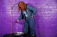 view details of set gm-4w038, Miss Abigail gets drenched in jeans and a denim jacket